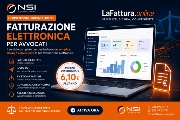 Acquisto lafattura.online (Convenzione Avvocati)